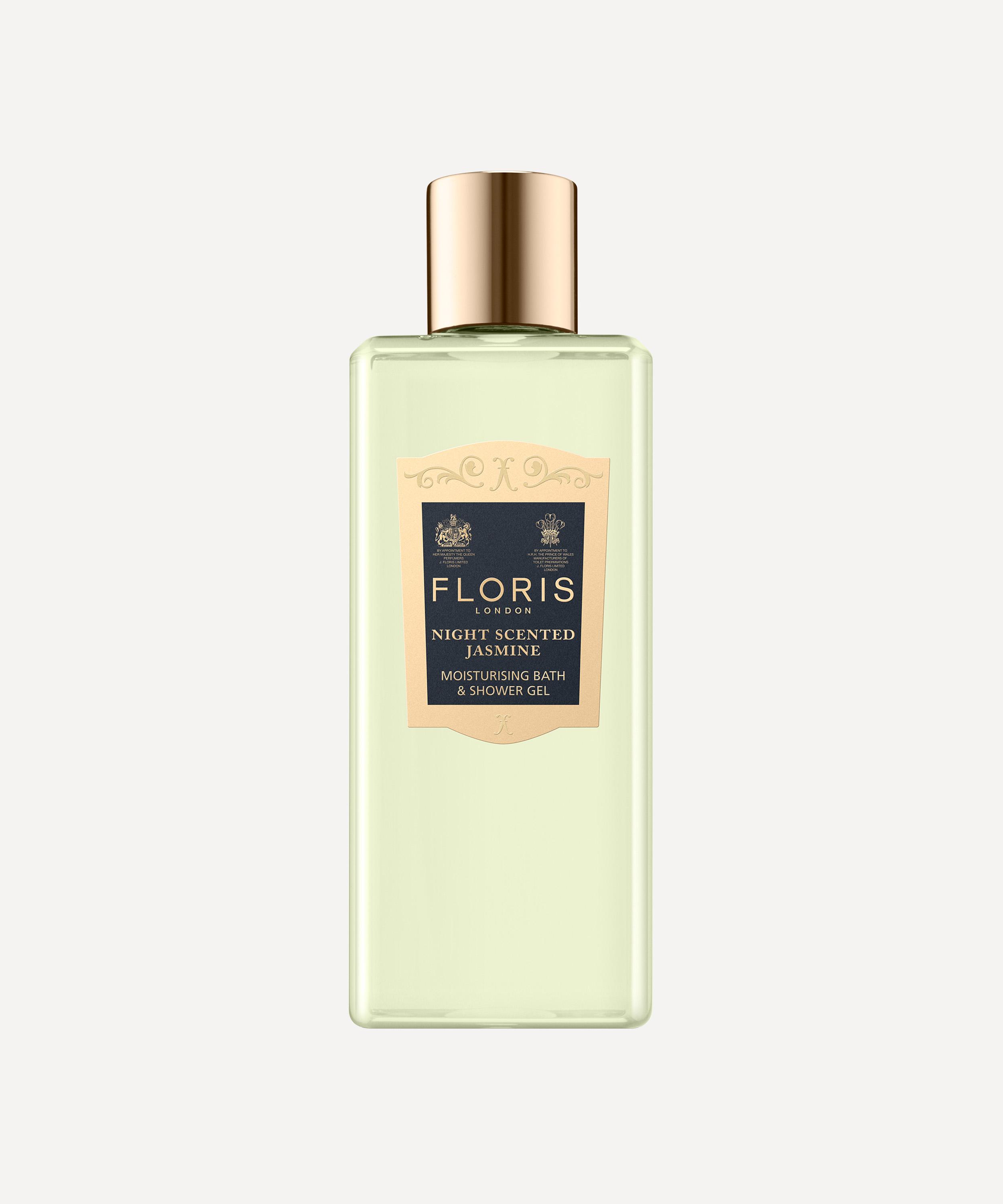 Floris London - Night Scented Jasmine Moisturising Bath & Shower Gel 250ml image number 1