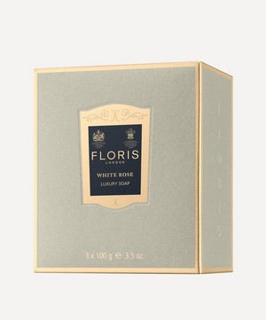 Floris London - White Rose Luxury Soap 3 x 100g image number 2