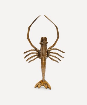 Rockett St George - Brass Lobster Display Ornament image number 0