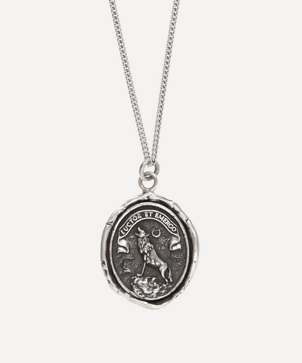 Pyrrha - Sterling Silver Struggle and Emerge Necklace image number null