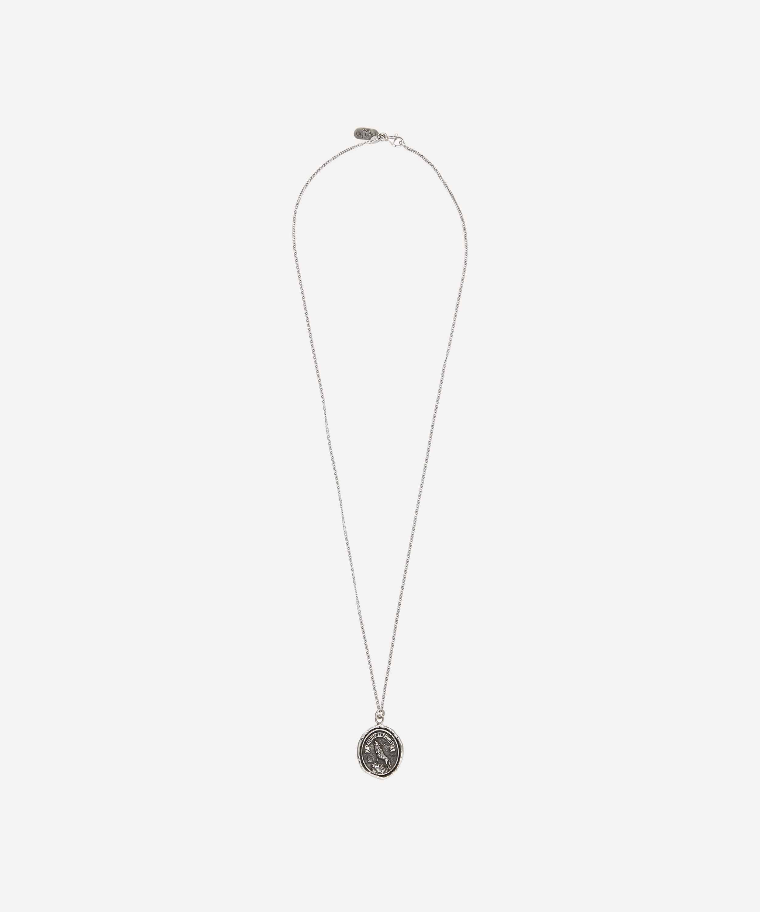 Pyrrha - Sterling Silver Struggle and Emerge Necklace image number 1