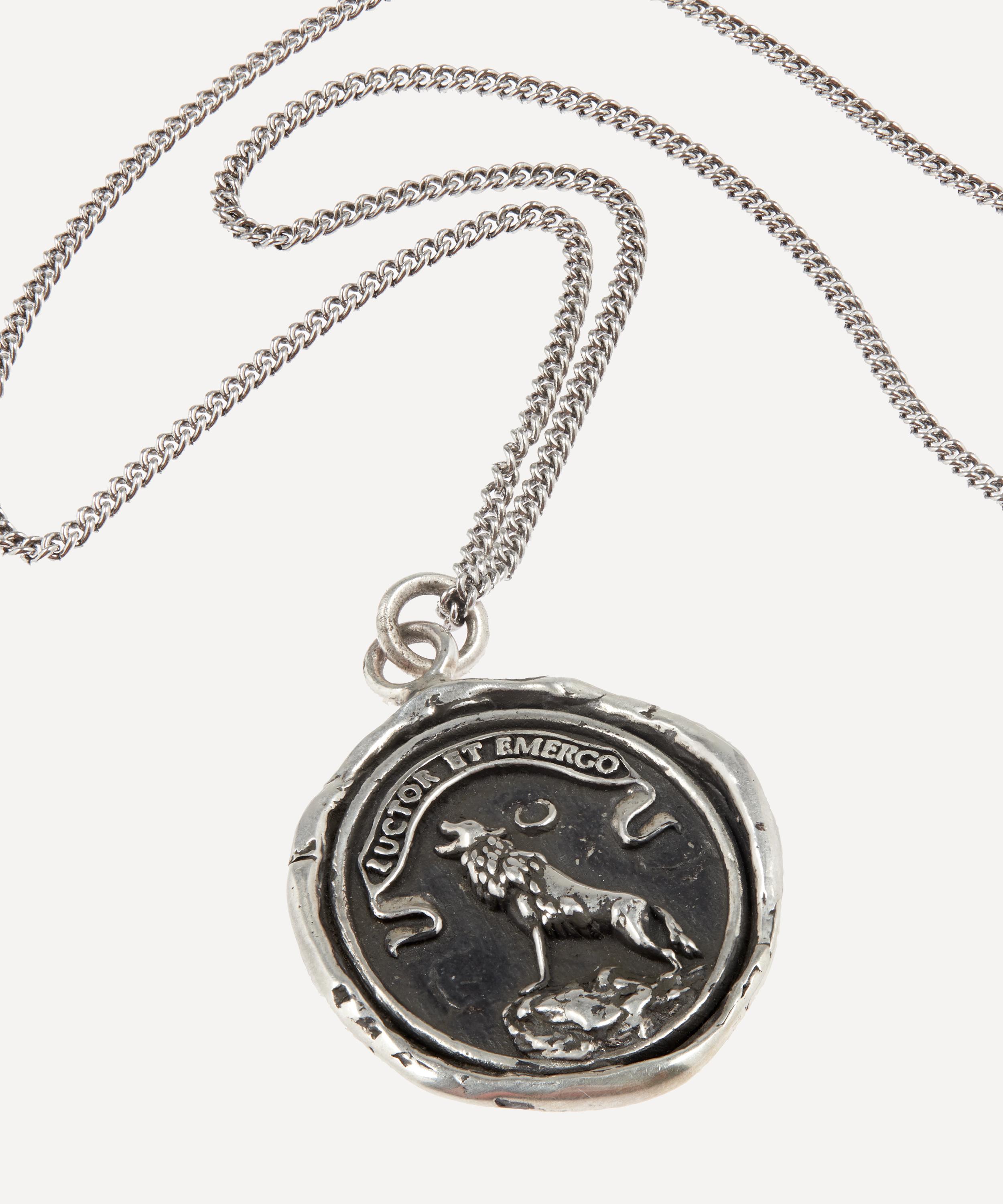 Pyrrha - Sterling Silver Struggle and Emerge Necklace image number 2