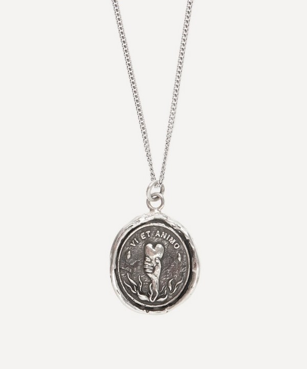 Pyrrha - Sterling Silver First Responder Necklace image number null