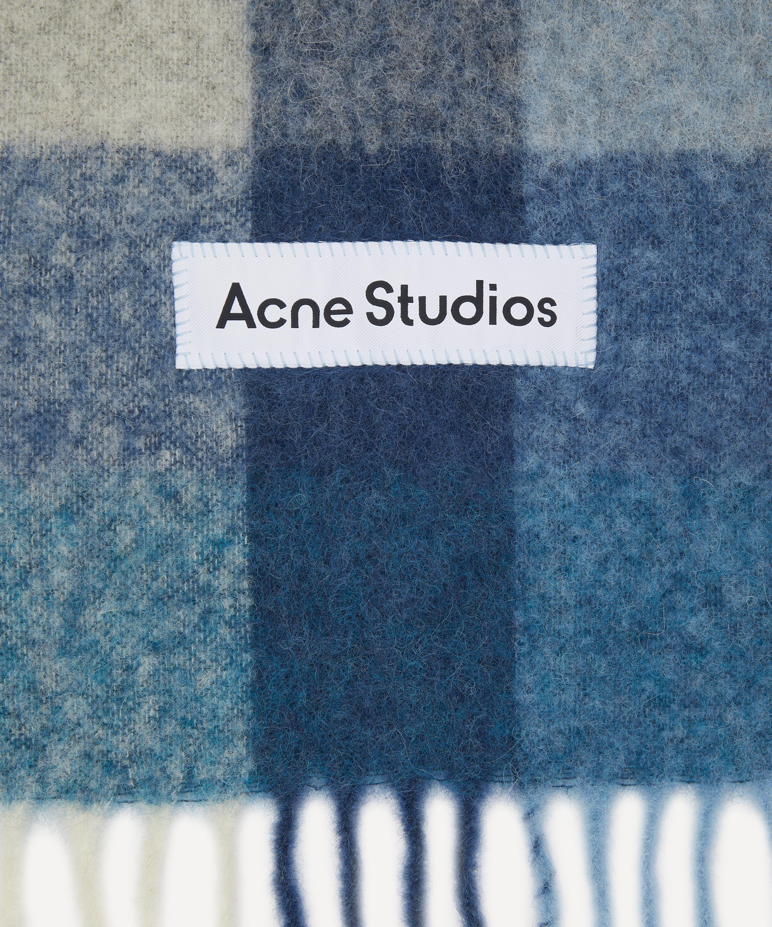 Acne Studios - Mohair Checked Scarf image number 2