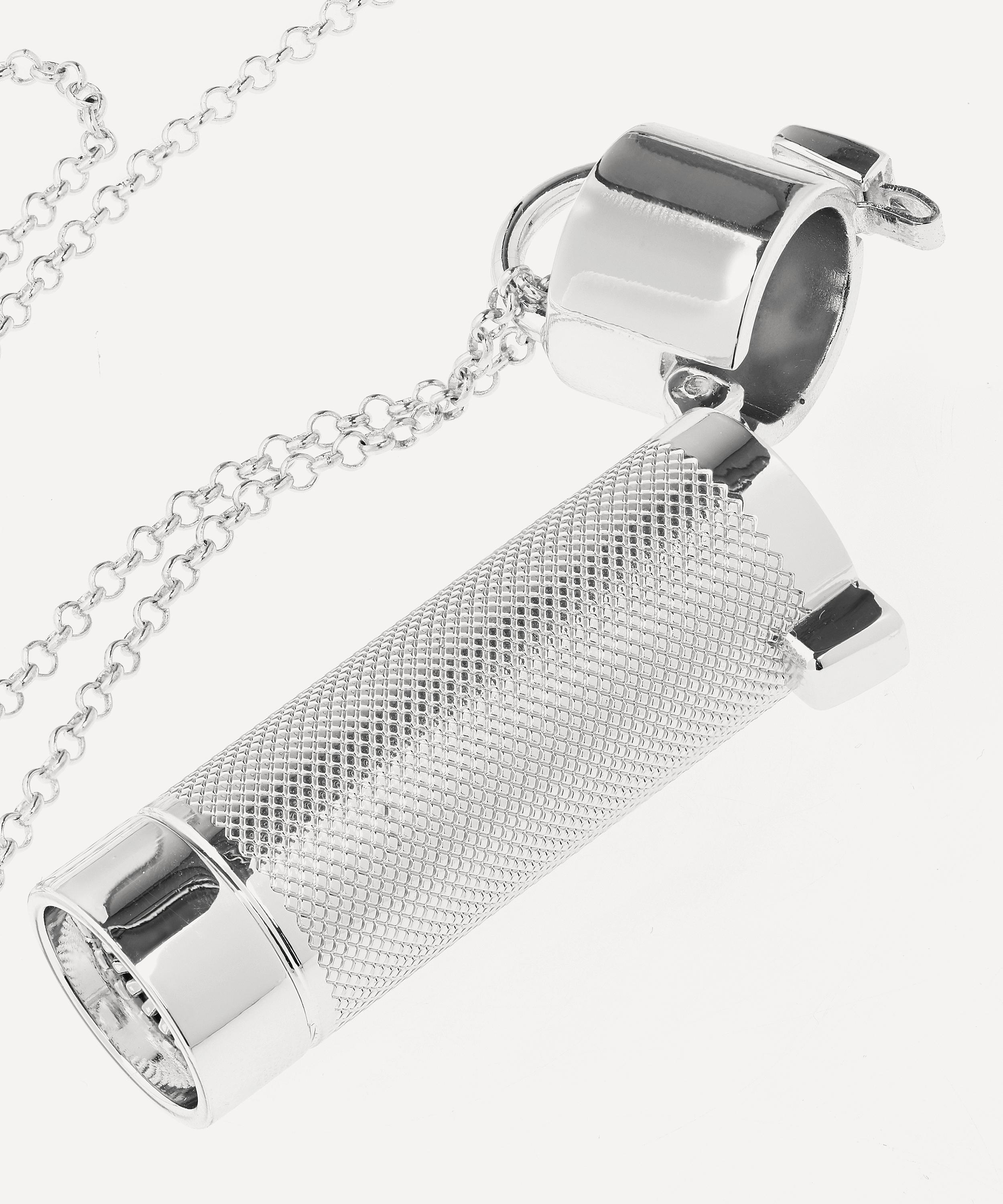 Veronique Gabai - Silver-Tone Saint Tropez Perfume Holder Pendant Necklace image number 2