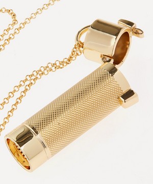 Veronique Gabai - Gold-Tone Saint Tropez Perfume Holder Pendant Necklace image number 2