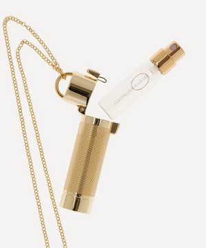 Veronique Gabai - Gold-Tone Saint Tropez Perfume Holder Pendant Necklace image number 3