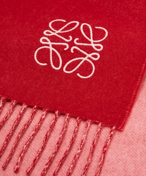 Loewe - Bi-Colour Wool-Blend Scarf image number 2