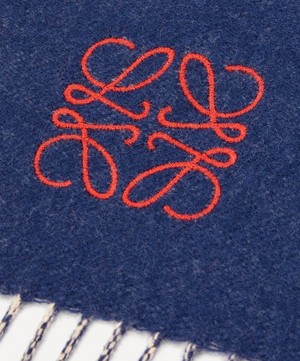 Loewe - Bi-Colour Wool-Blend Scarf image number 5