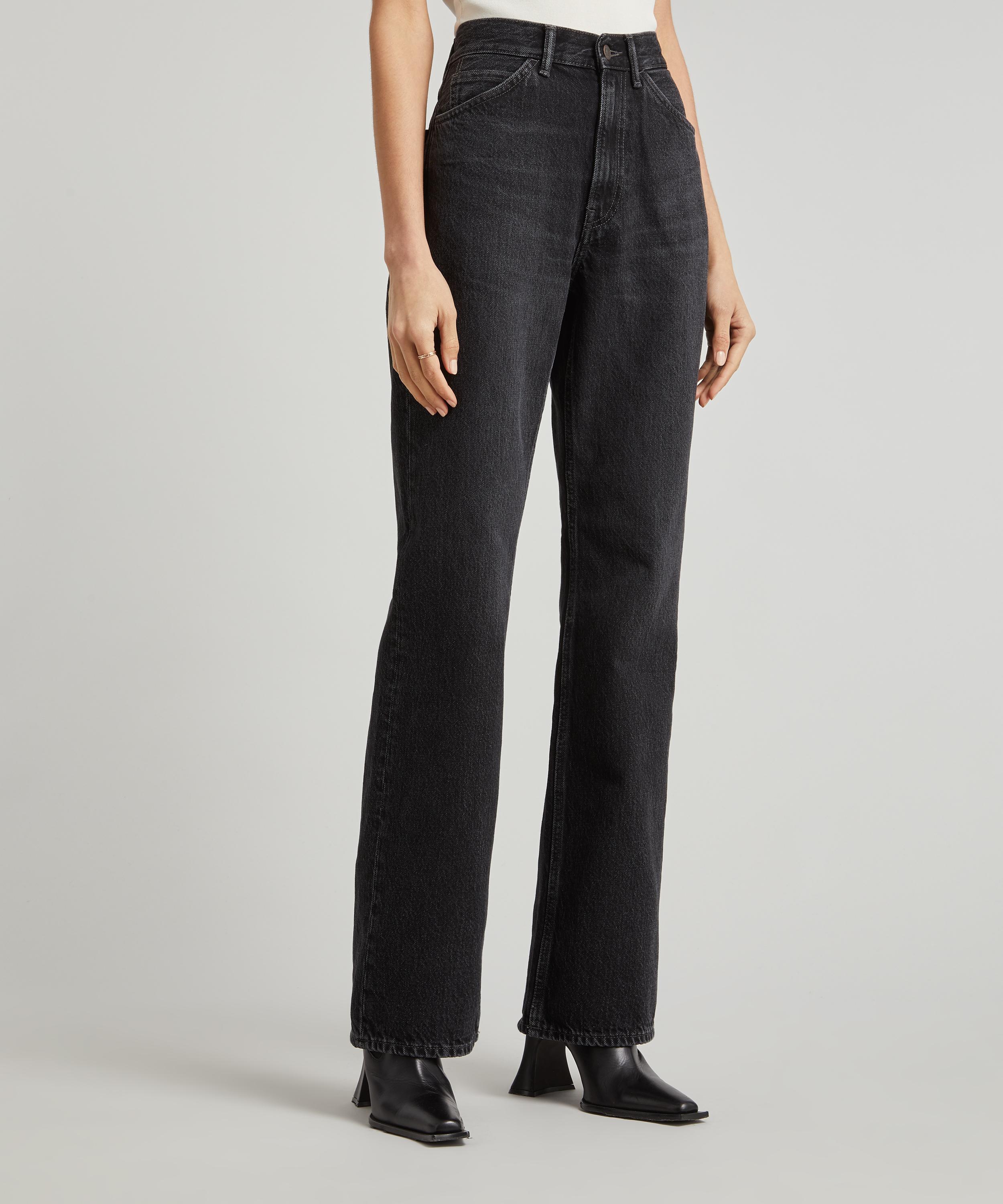 Acne Studios, Lios Flared Leather Trousers, Womens