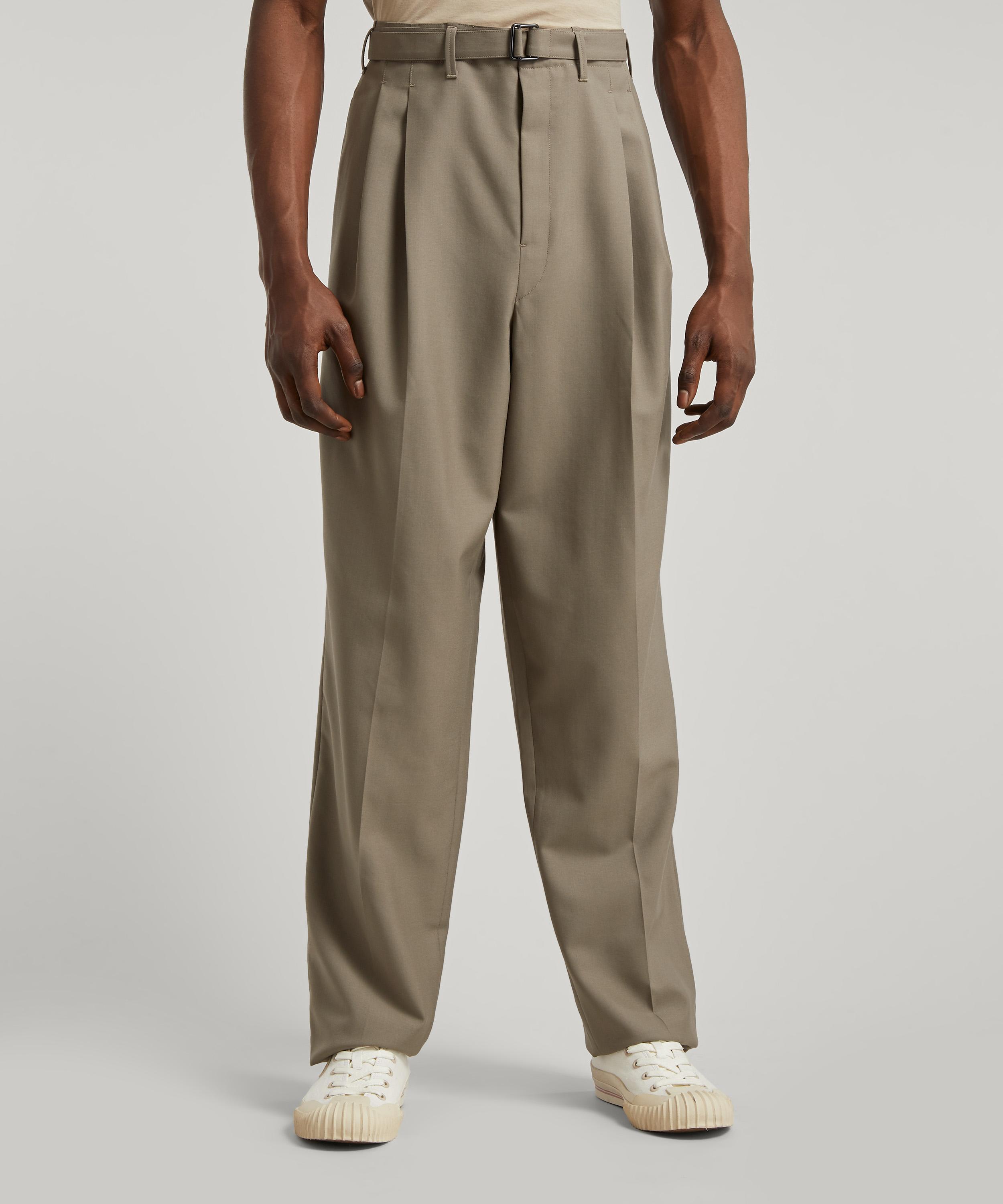 22aw Lemaire Belted loose pleated pants - メンズ