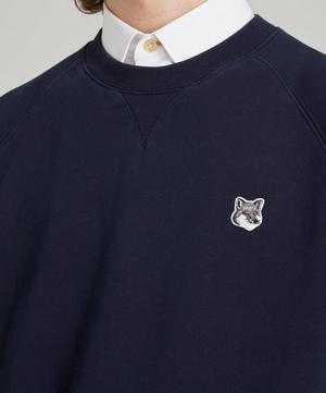 Maison Kitsuné - Grey Fox Head Patch Sweatshirt image number 4