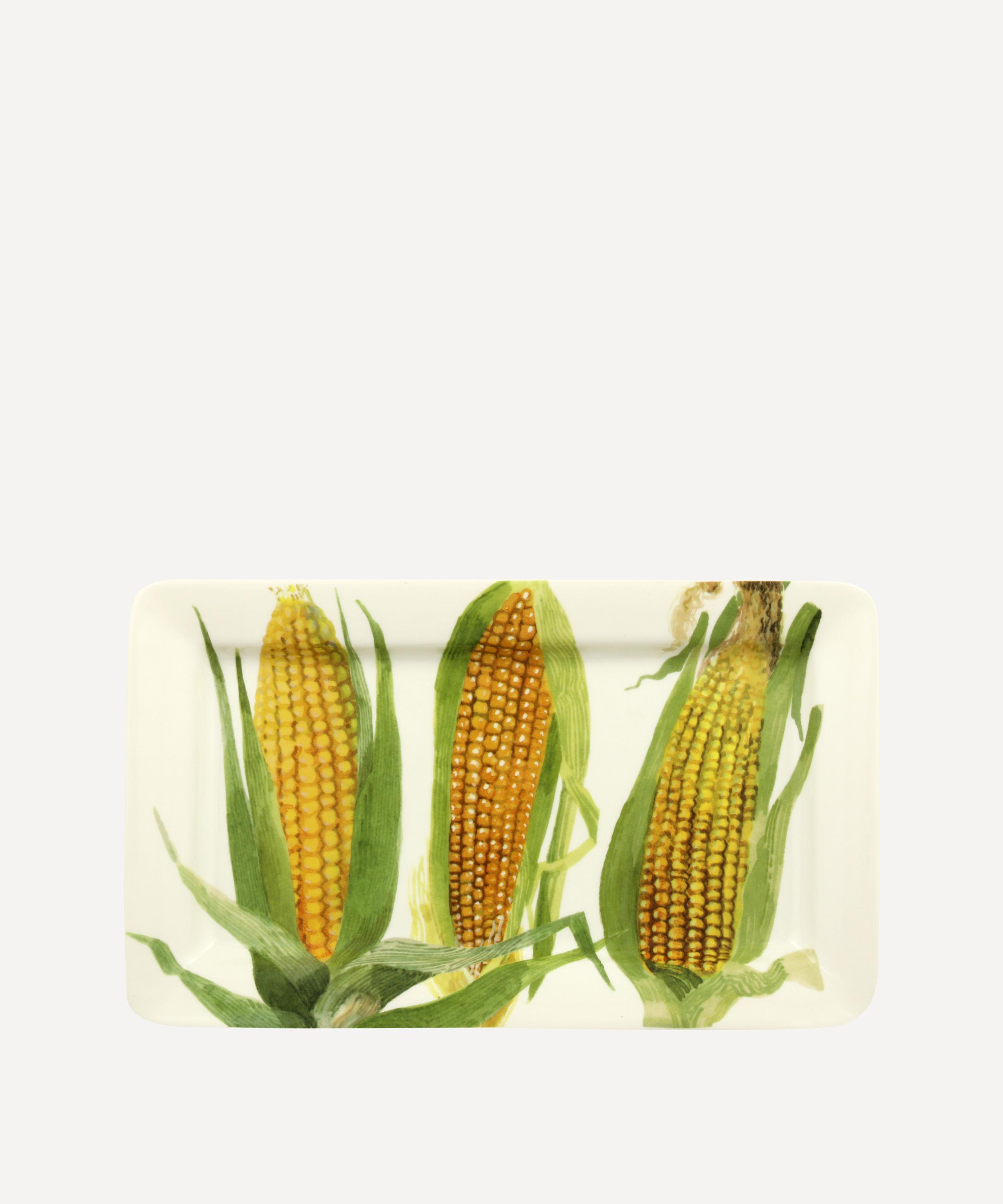 Emma Bridgewater - Vegetable Garden Sweetcorn Medium Oblong Plate image number 0