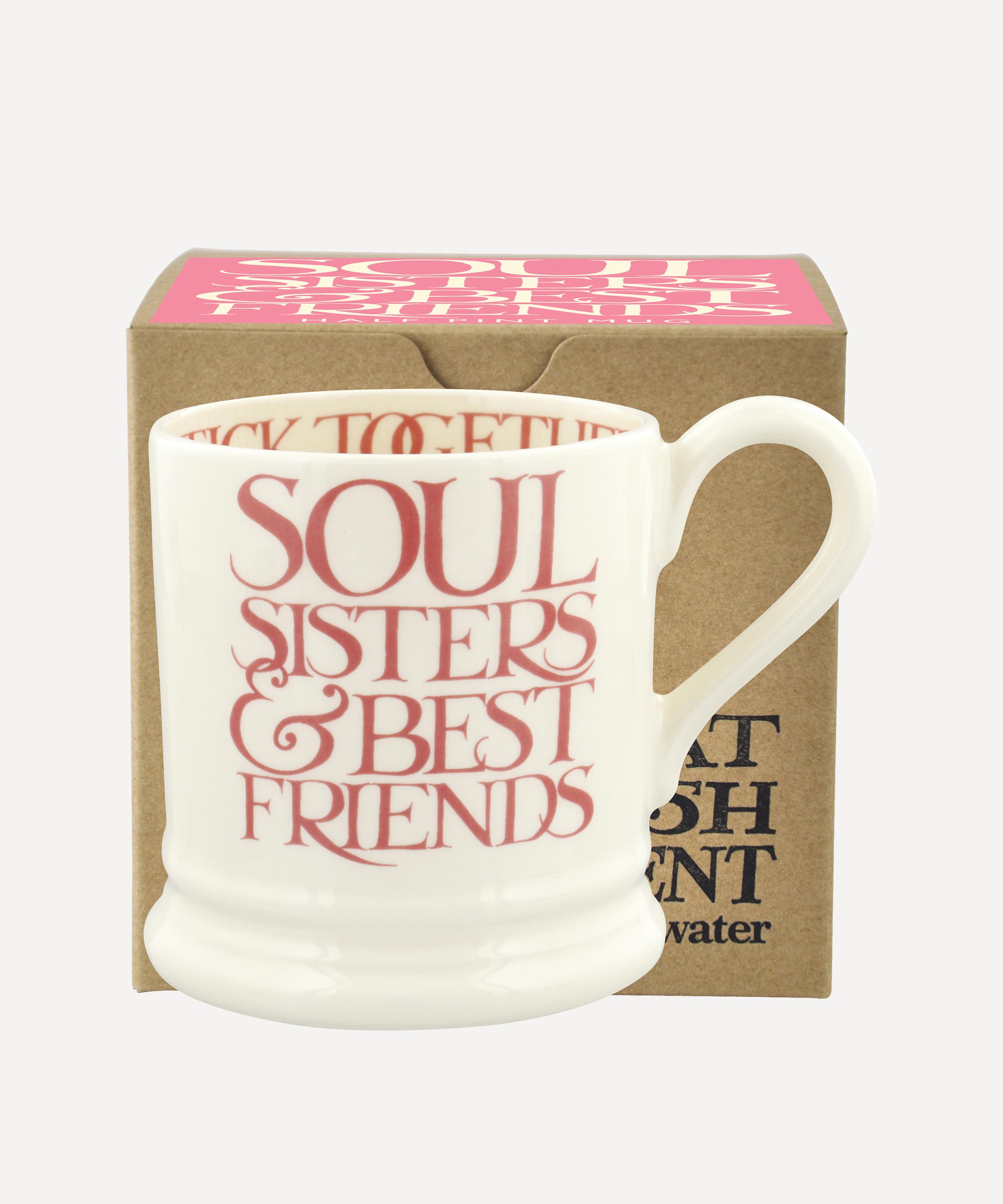 Emma Bridgewater - Pink Toast Soul Sisters Half-Pint Mug image number 0