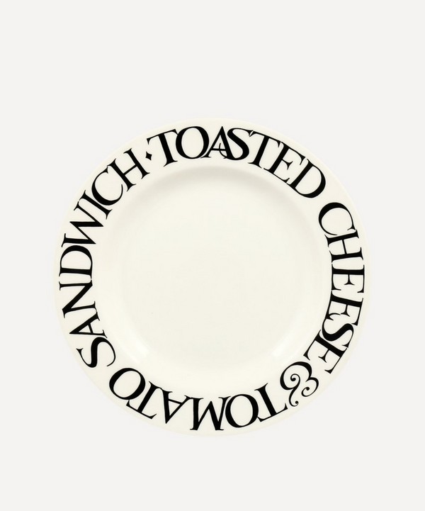 Emma Bridgewater - Black Toast Cheese and Tomato 6.5-Inch Plate image number null