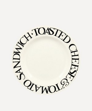 Emma Bridgewater - Black Toast Cheese and Tomato 6.5-Inch Plate image number 0