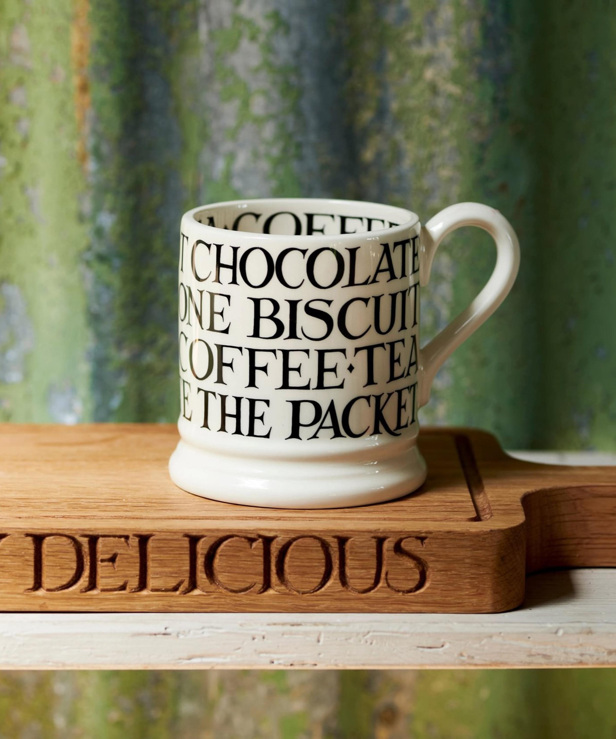 Emma Bridgewater - Black Toast Half-Pint Mug image number 1
