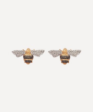Annoushka - 18ct Gold Love Diamonds Single Diamond Bee Stud Earring image number 0