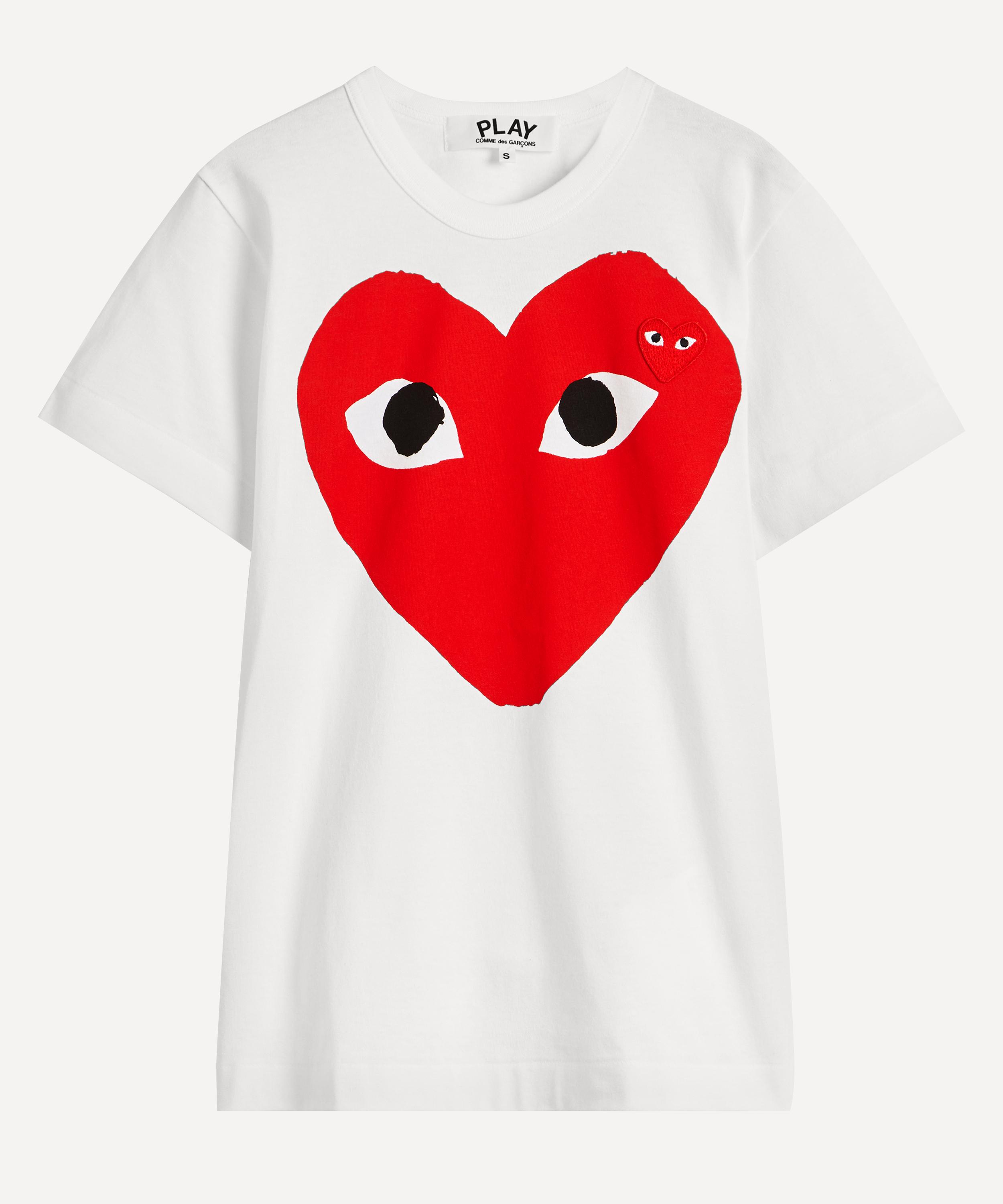 Comme des Garçons Play - Short-Sleeve Cotton T-Shirt image number 0