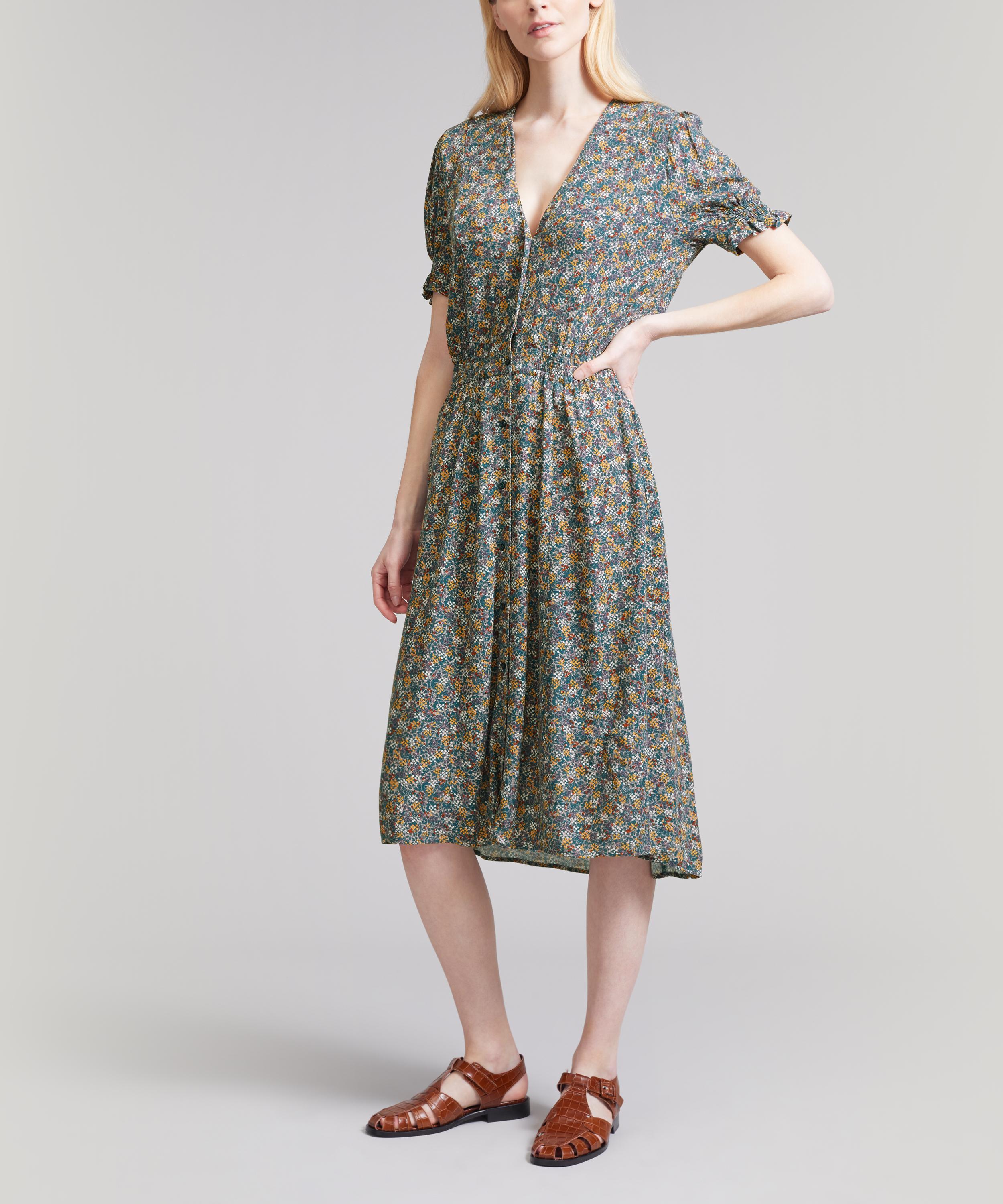 SESSUN MADOURA PRINTED MIDI-DRESS