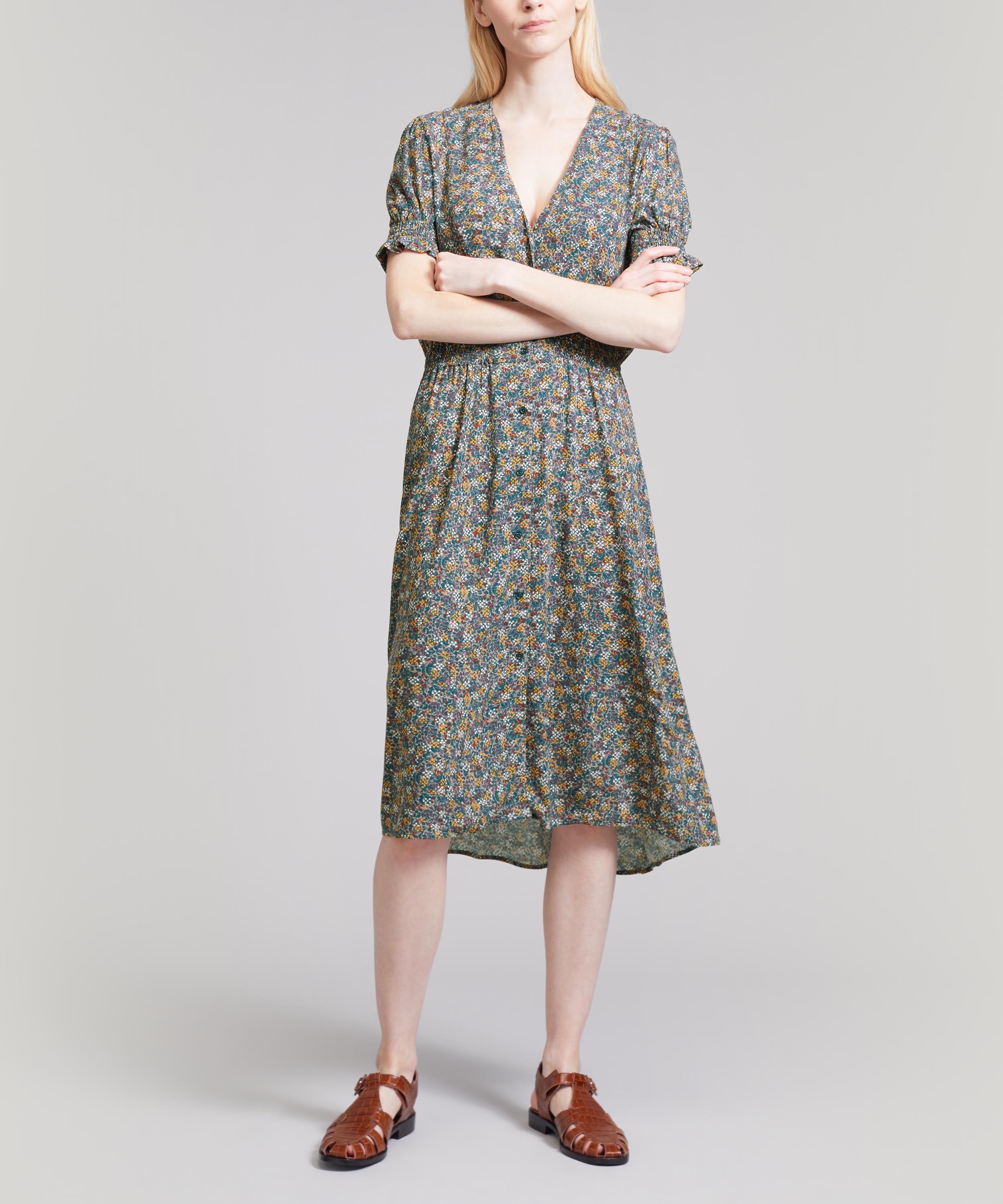 SESSUN MADOURA PRINTED MIDI-DRESS