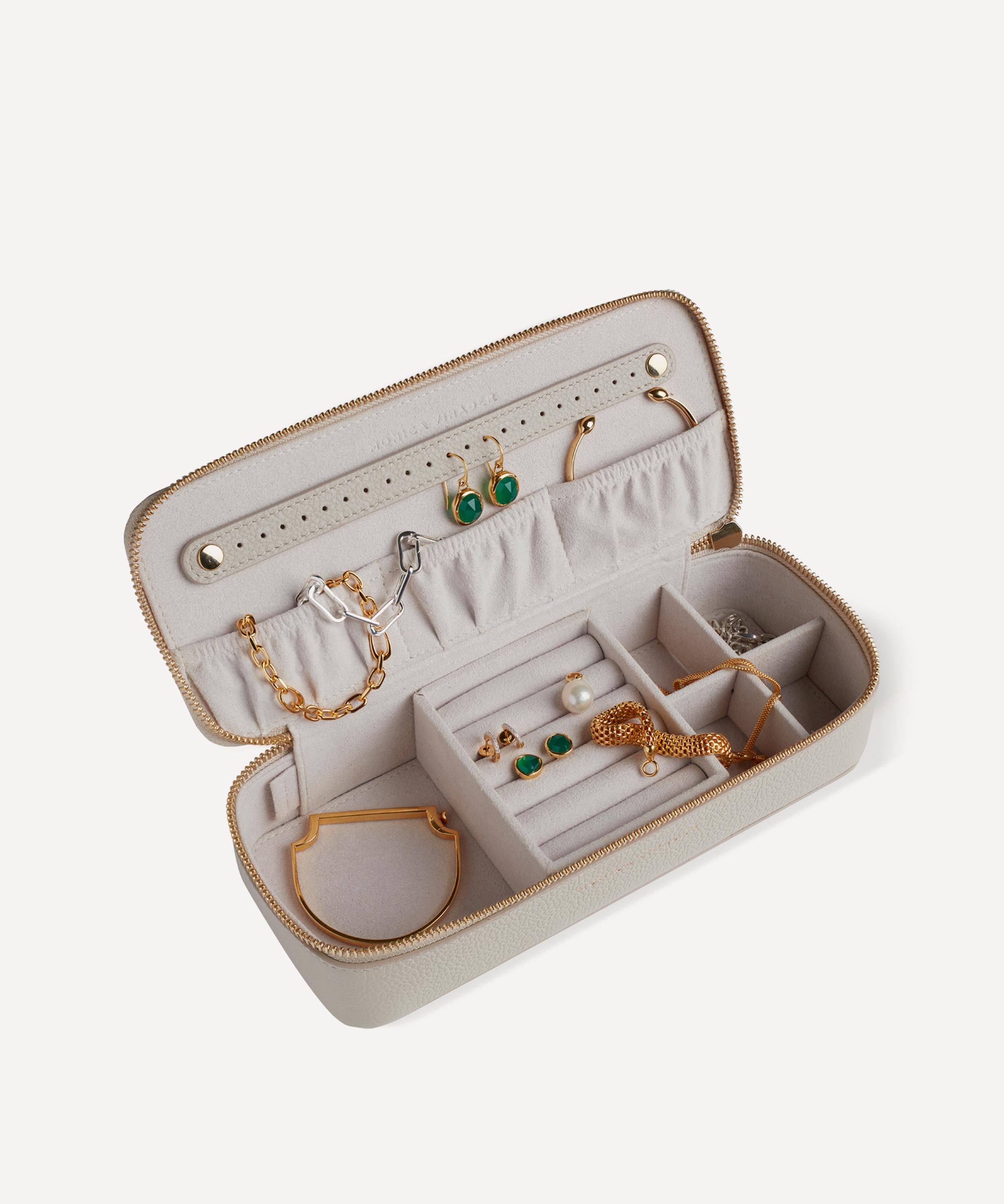 Monica Vinader - Large Leather Trinket Box image number 1