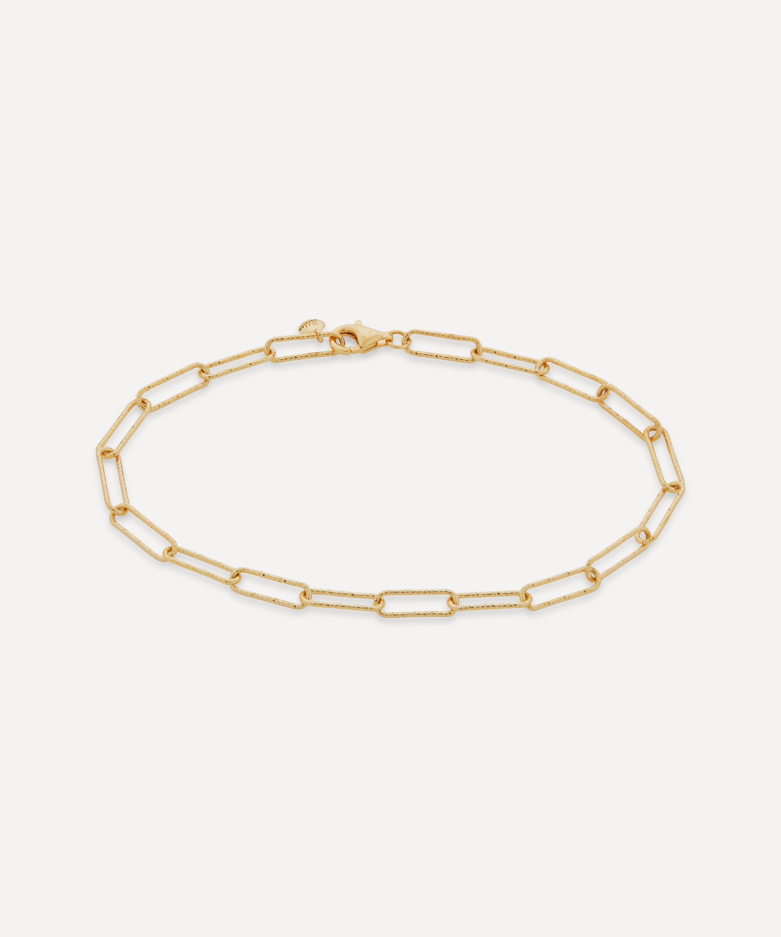 Monica Vinader - Gold Plated Vermeil Silver Alta Textured Chain Bracelet image number 0