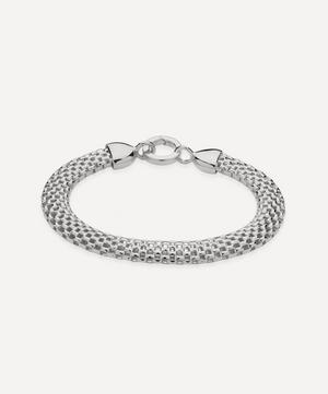Monica Vinader - Sterling Silver Heirloom Woven Wide Chain Bracelet image number 0