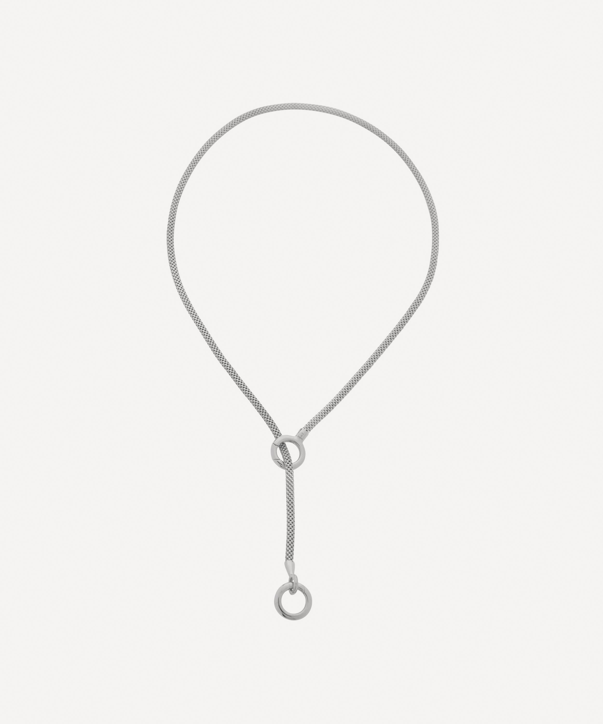 Monica Vinader - x Doina Silver Lariat Necklace image number 0