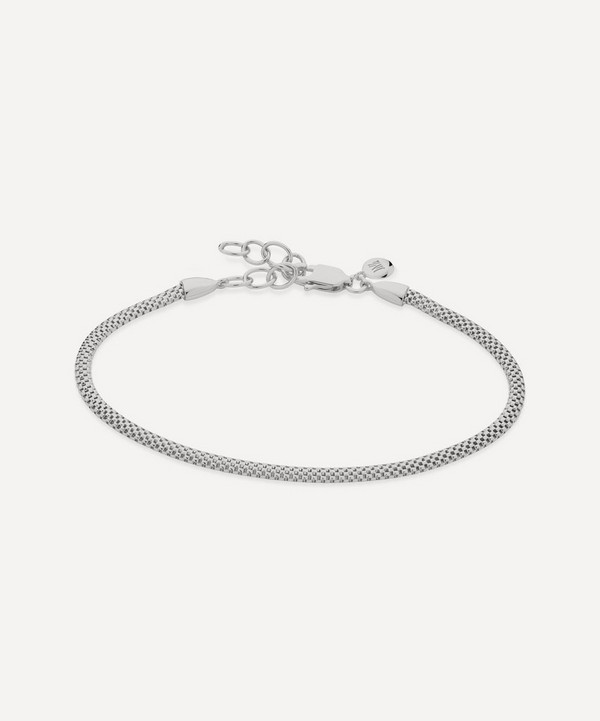 Monica Vinader - Sterling Silver Heirloom Woven Fine Chain Bracelet image number null