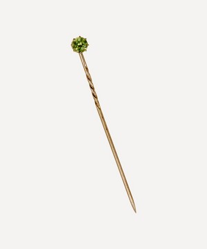 Kojis - Gold Peridot Stick Pin image number 0