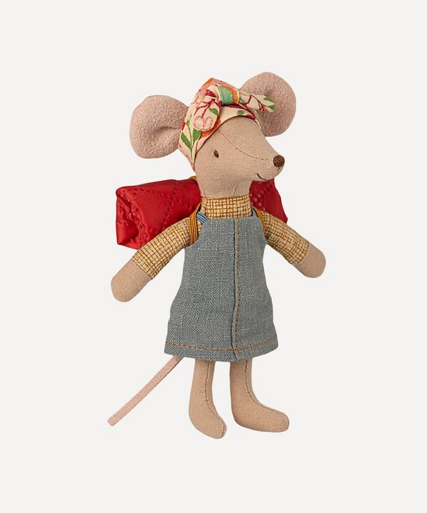 Maileg - Big Sister Hiker Mouse Toy image number null