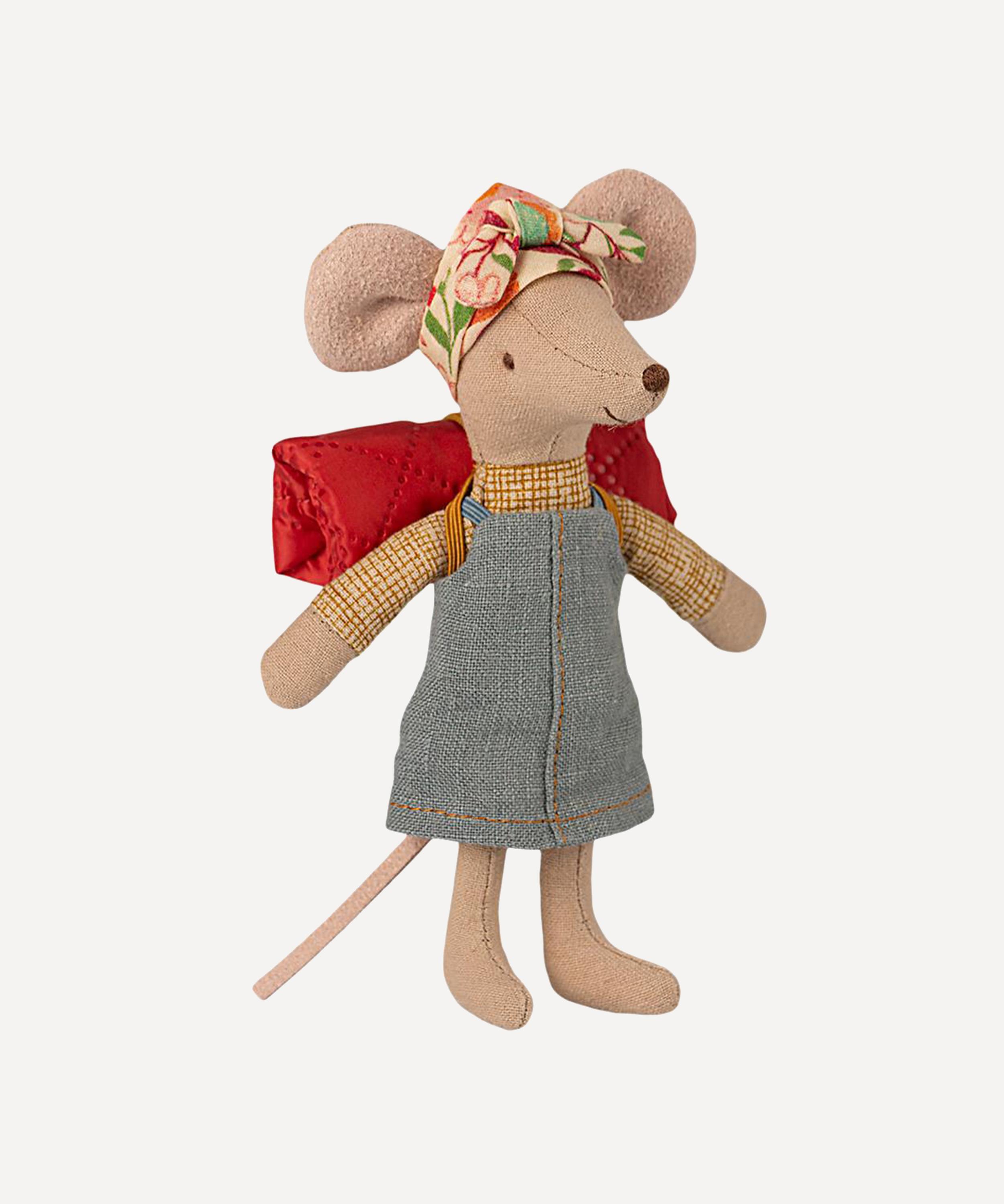 Maileg - Big Sister Hiker Mouse Toy image number 0