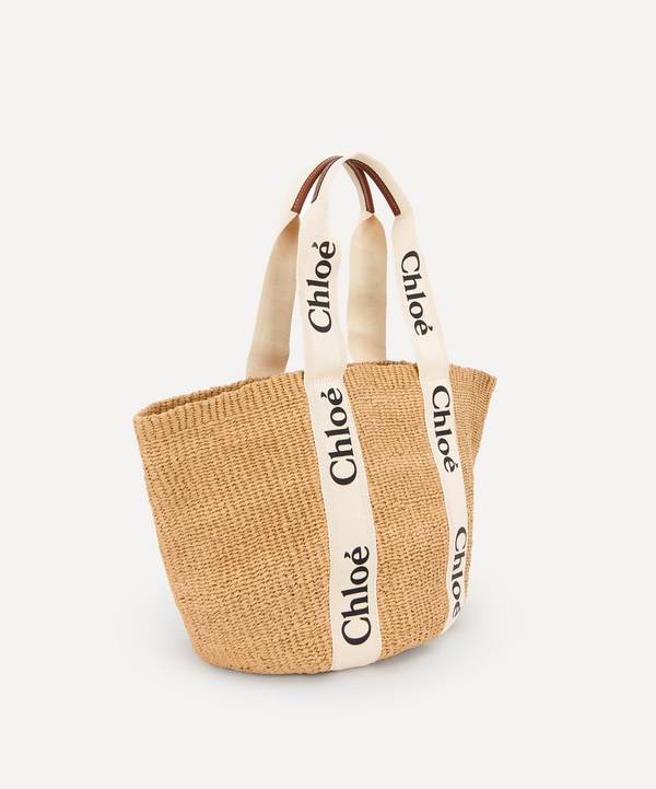 Chloé Woody Large Fair-Trade Paper Basket Bag | Liberty