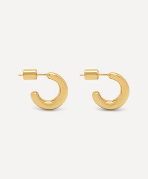 Gold-Plated Mini Chunky Hoop Earrings