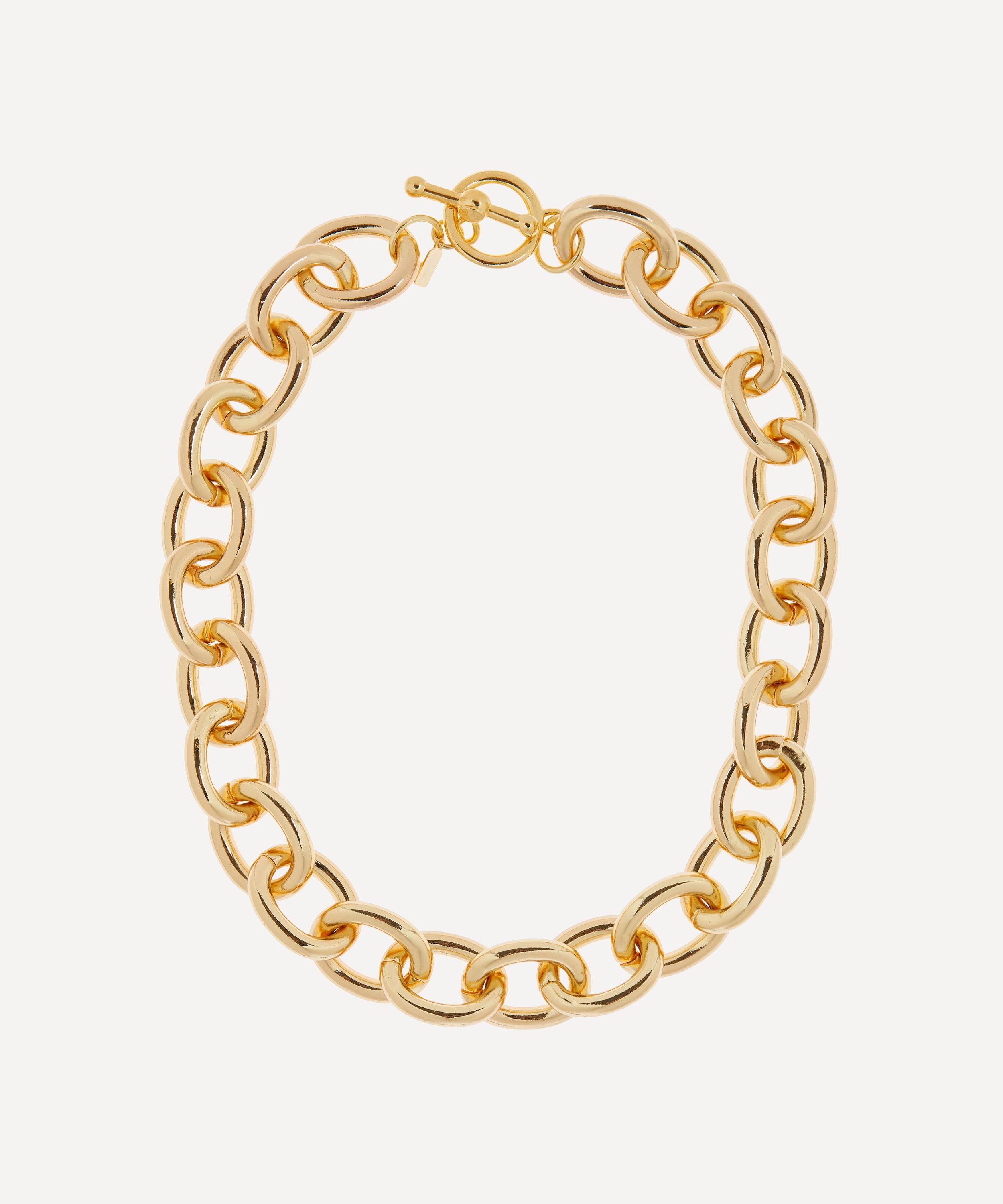 Kenneth Jay Lane - Gold-Plated Chunky Chain Necklace image number 0