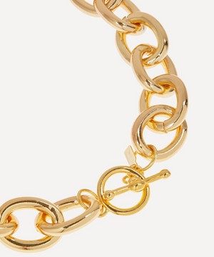 Kenneth Jay Lane - Gold-Plated Chunky Chain Necklace image number 2
