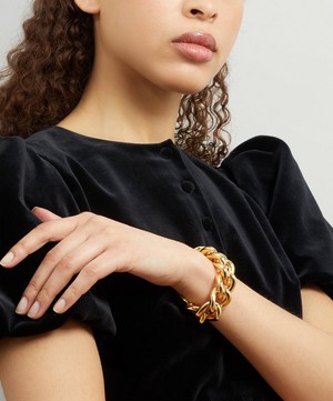 Kenneth Jay Lane - Gold-Plated Chunky Chain Bracelet image number 1