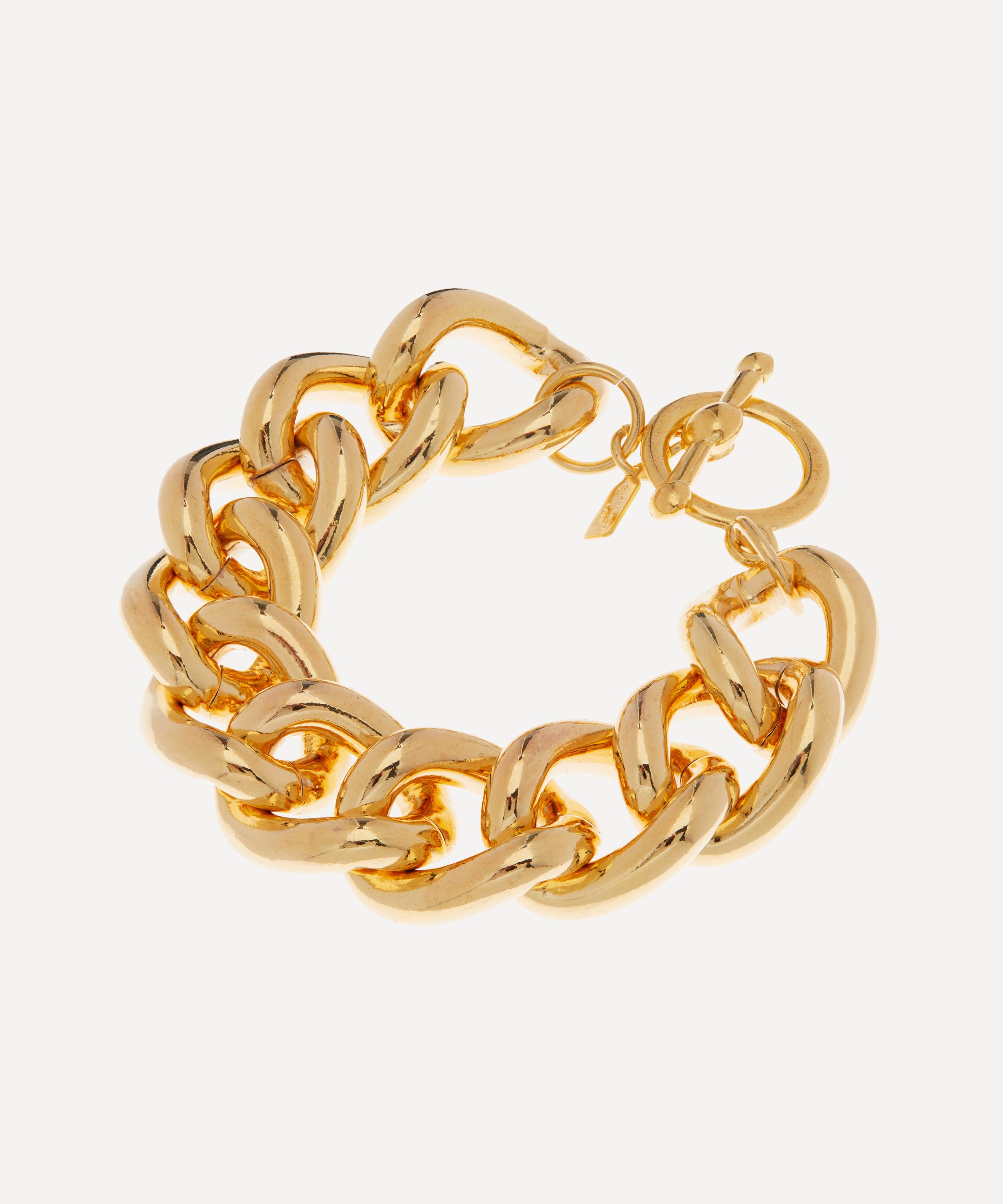 Kenneth Jay Lane - Gold-Plated Chunky Chain Bracelet image number 2