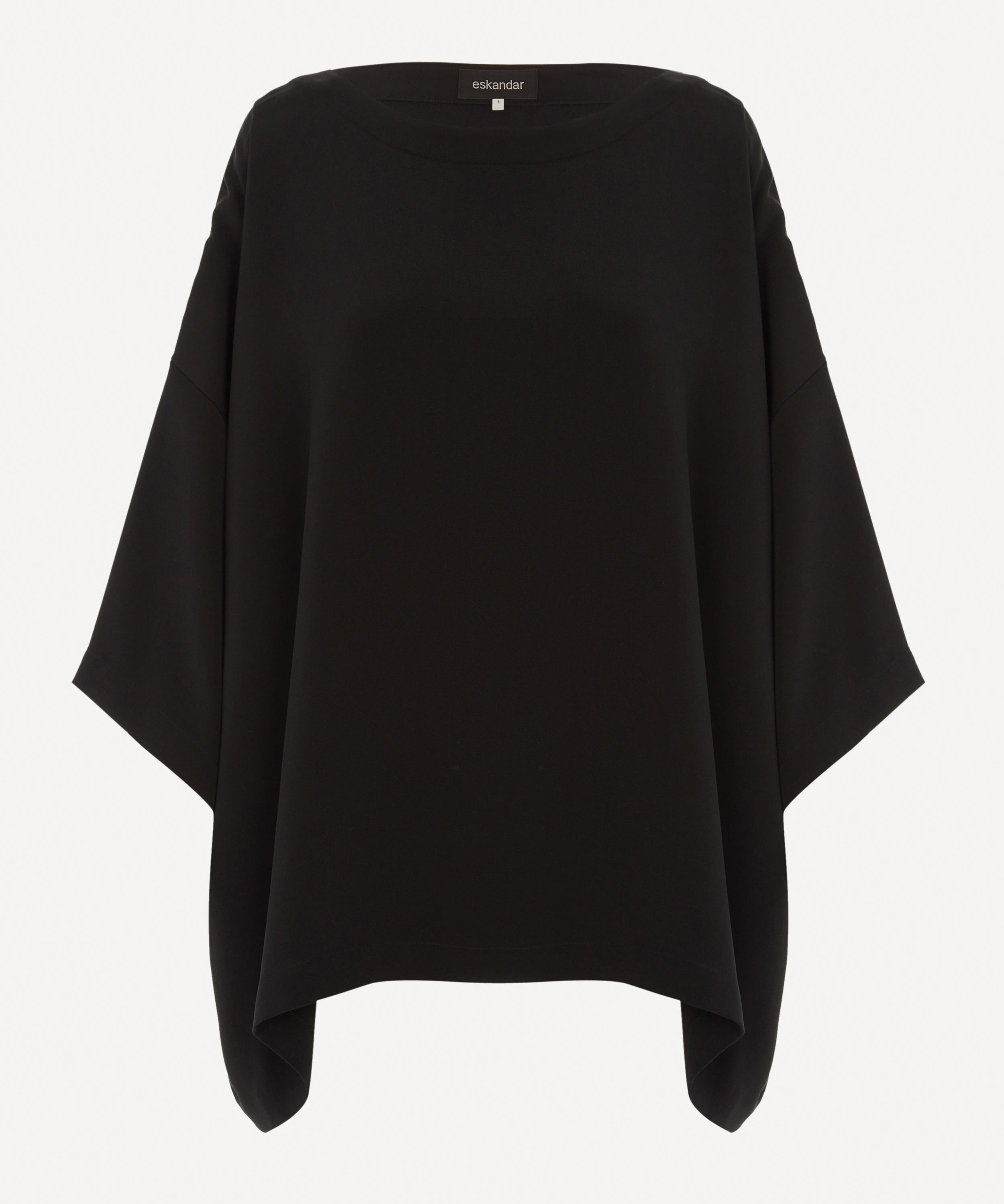 Three-Quarter Sleeve Bateau Neck Tunic