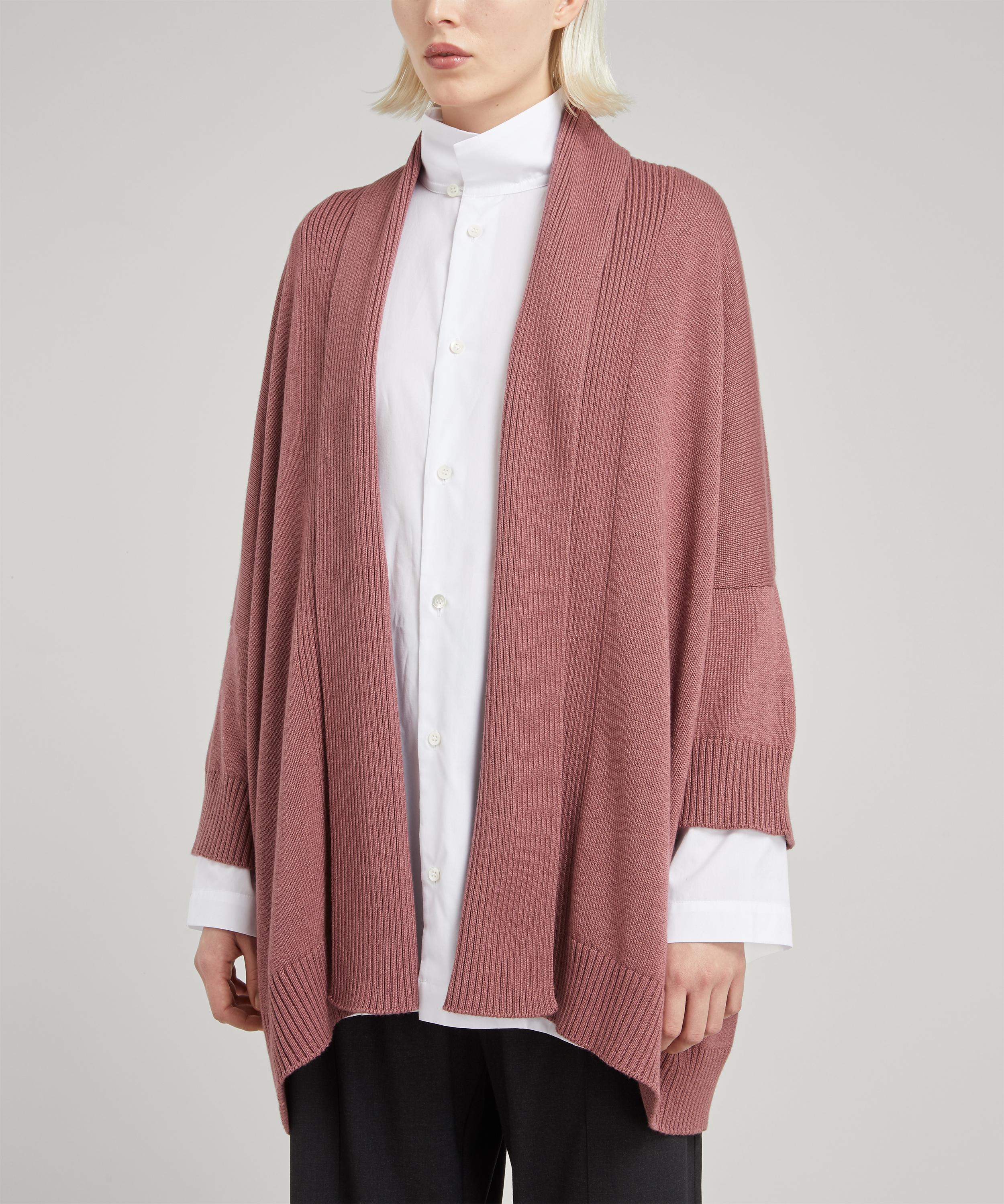 Eskandar - Shawl Collar Drop Shoulder Cardigan image number 1