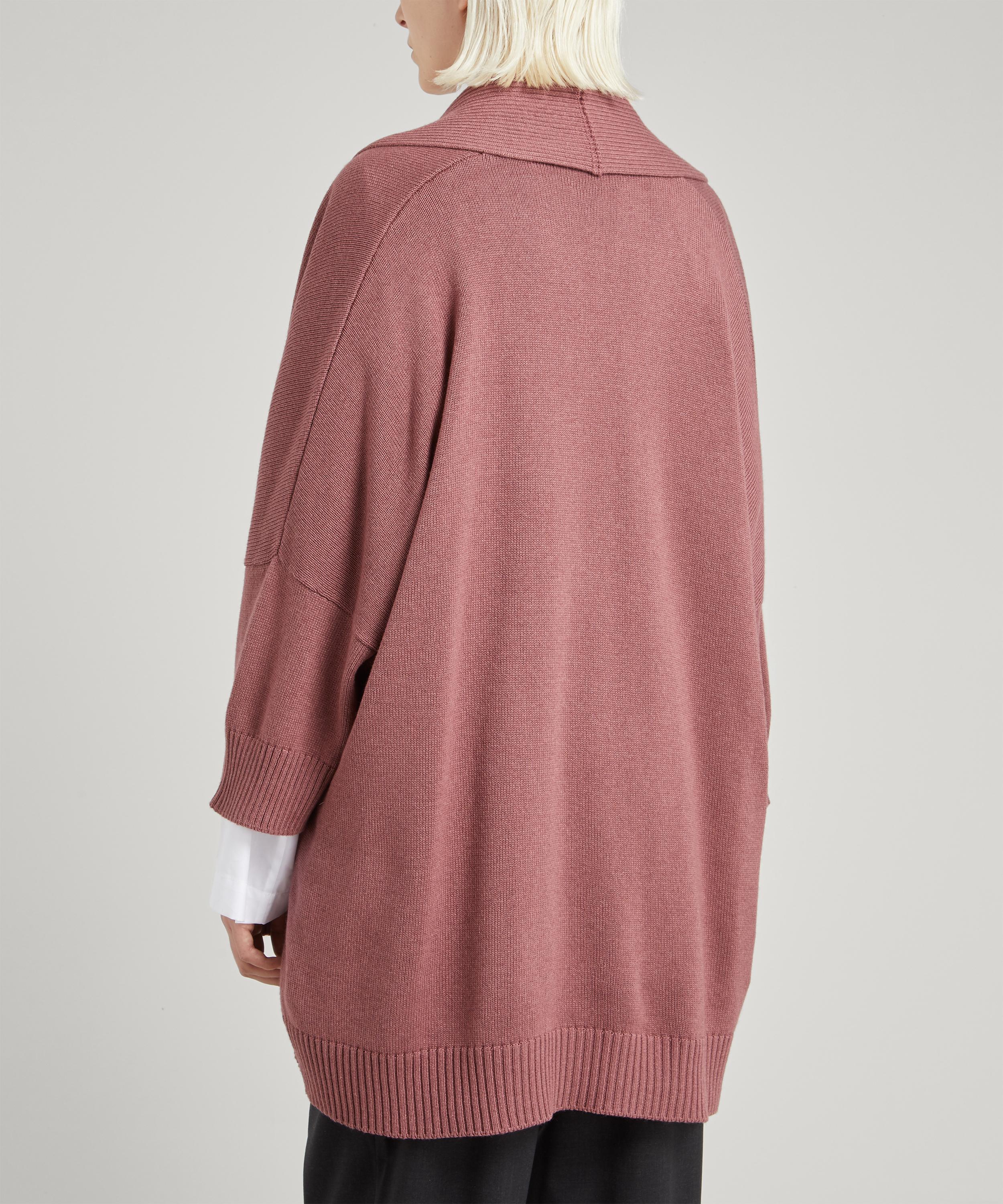Eskandar - Shawl Collar Drop Shoulder Cardigan image number 3