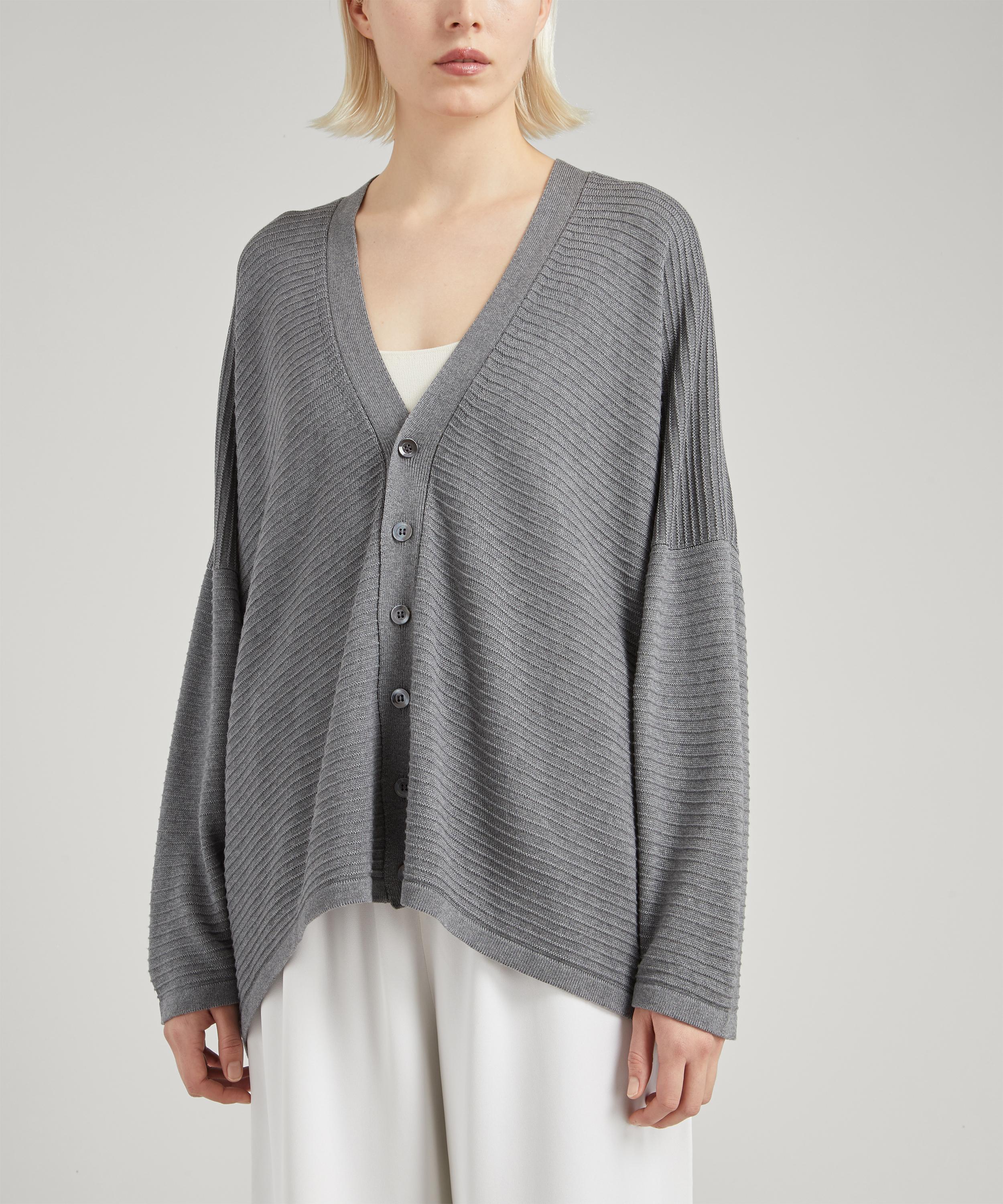 Eskandar - V-Neck Silk Cardigan image number 1