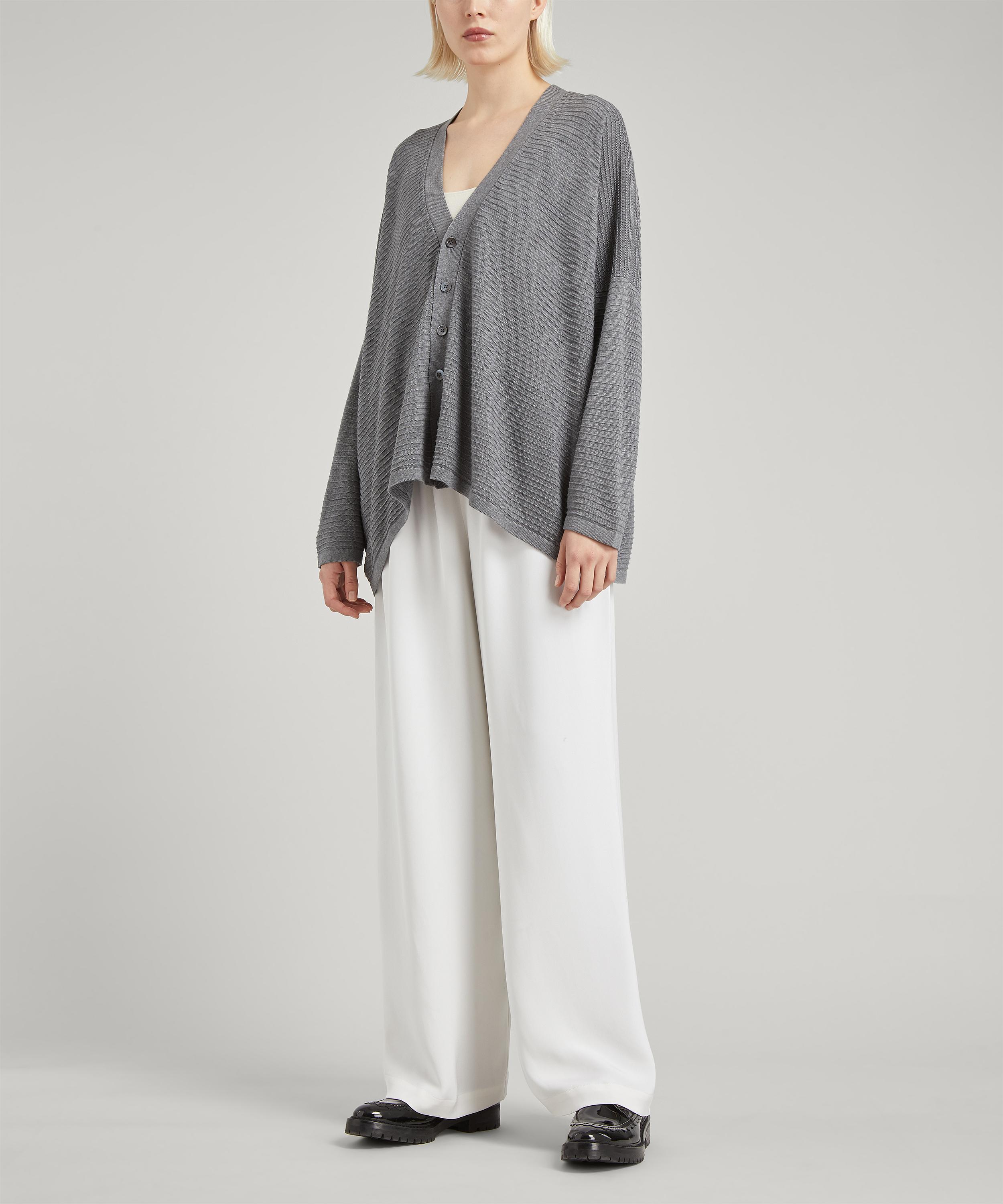Eskandar - V-Neck Silk Cardigan image number 2