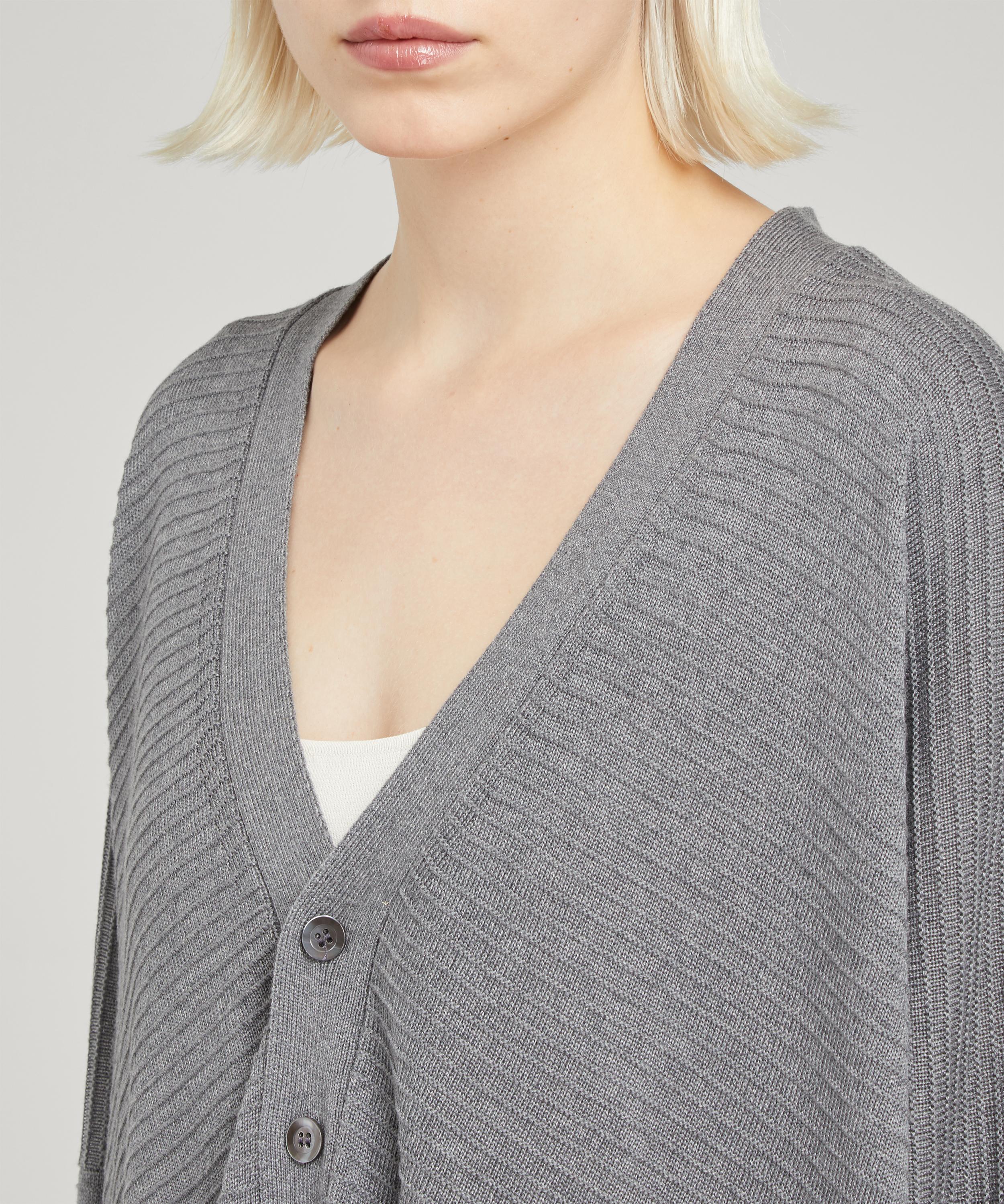 Eskandar - V-Neck Silk Cardigan image number 4