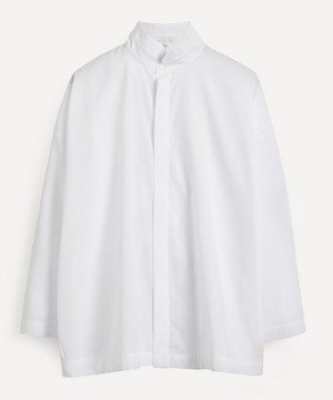 Eskandar - Angled Side Seam Cotton Shirt image number 0