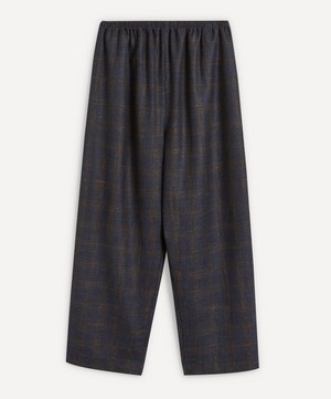 Eskandar - Japanese-Style Checked Trousers image number 0