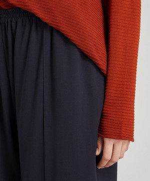 Eskandar - Stretch-Wool Japanese Trousers image number 4