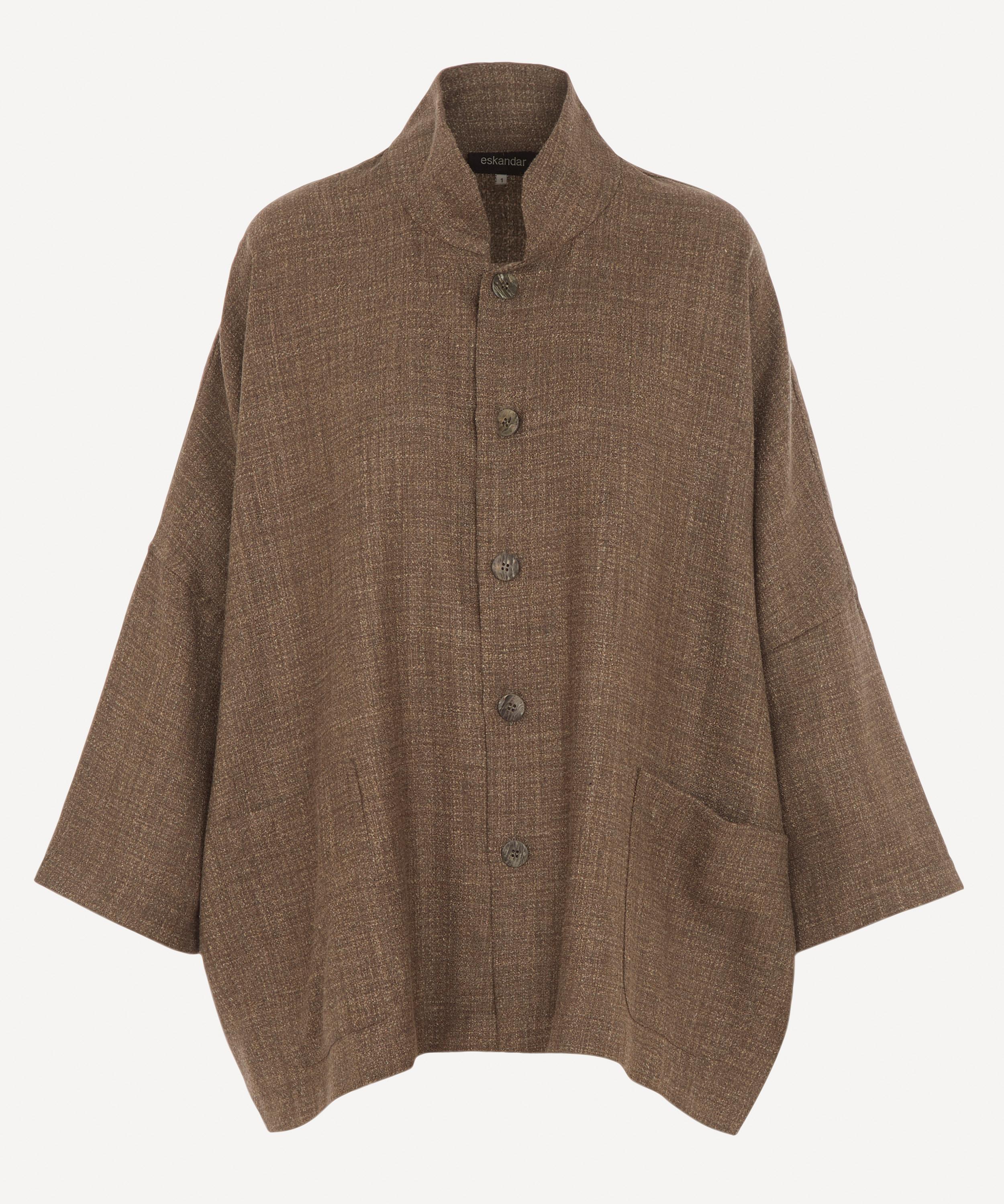Eskandar - Sloped Shoulder Jacket image number 0