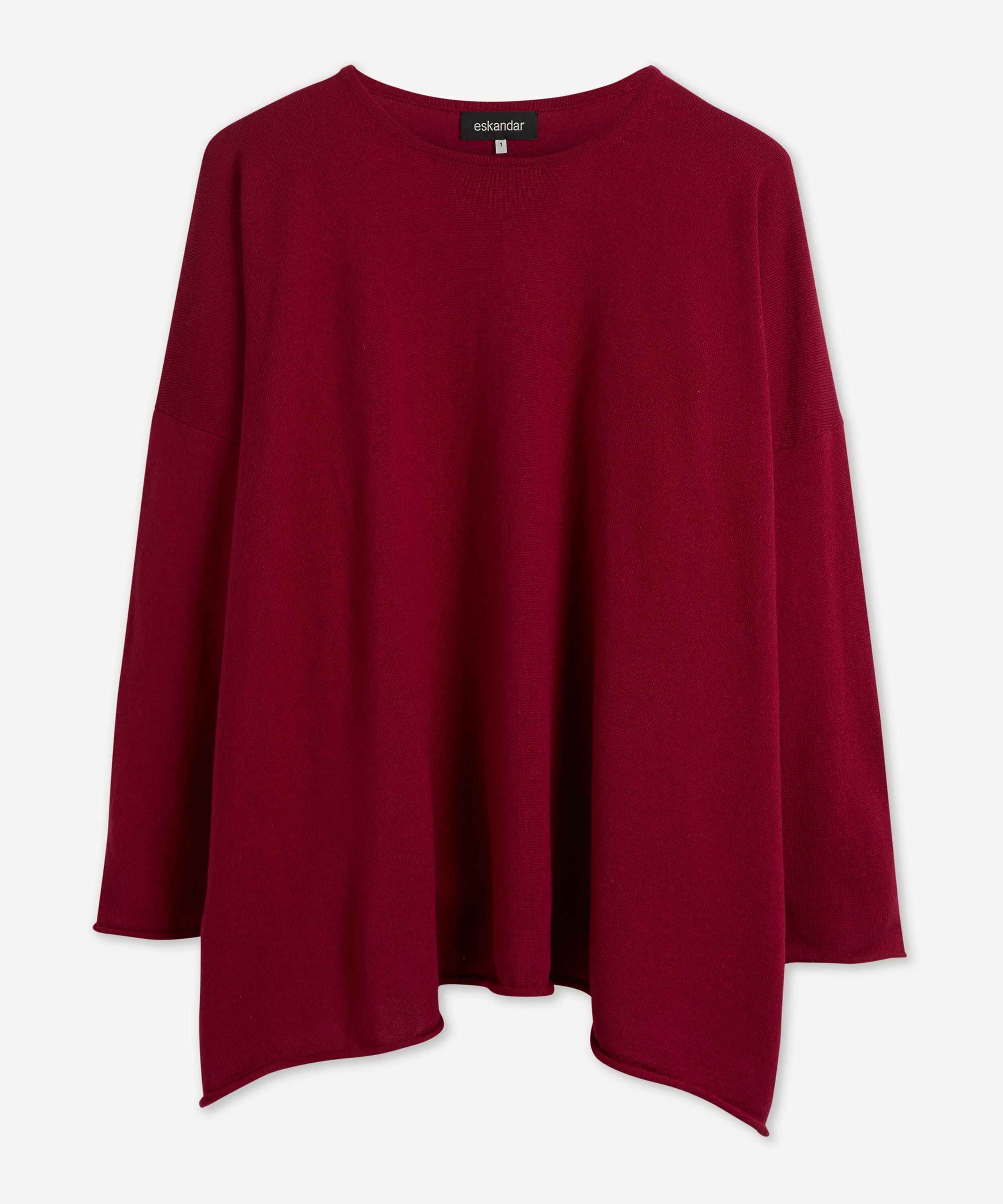 Eskandar - A-Line Bateau Neck Sweater image number 0